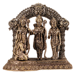 Pure Brass Ram Darbar Idol Intricate Carvings 4 Inch - Miniature Masterpiece | Jaipurio